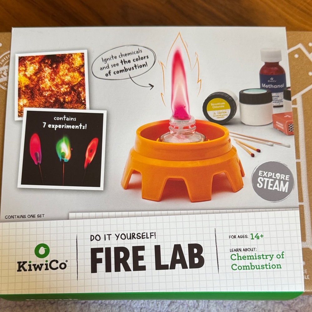 KiwiCo Fire Lab Chemistry Kit